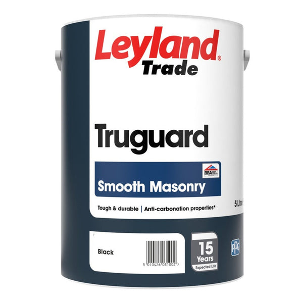 Truguard Smooth Masonry Paint - 5L Black