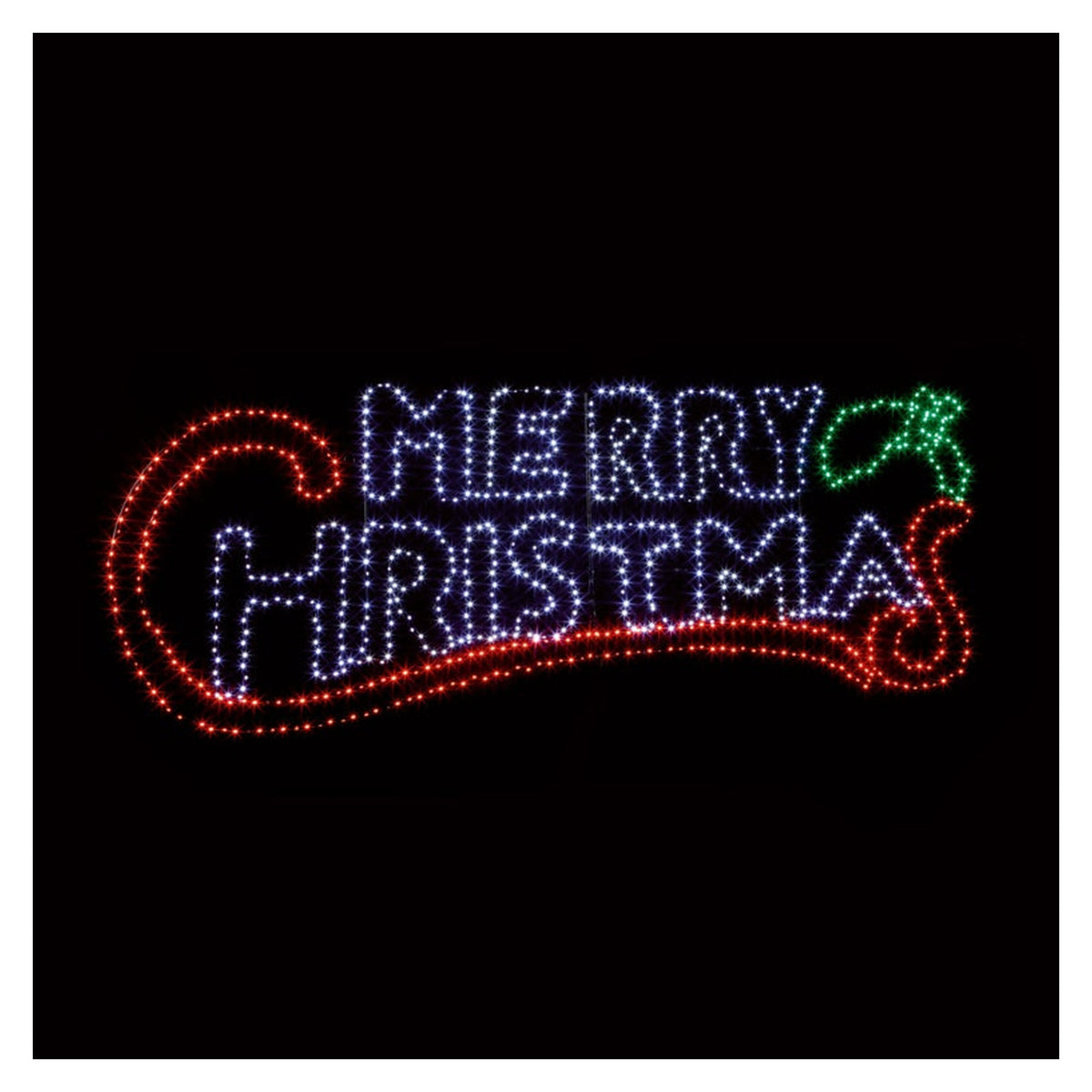 Twinkling FlexiBrights Merry Christmas 938 LEDs Mix - 2x78