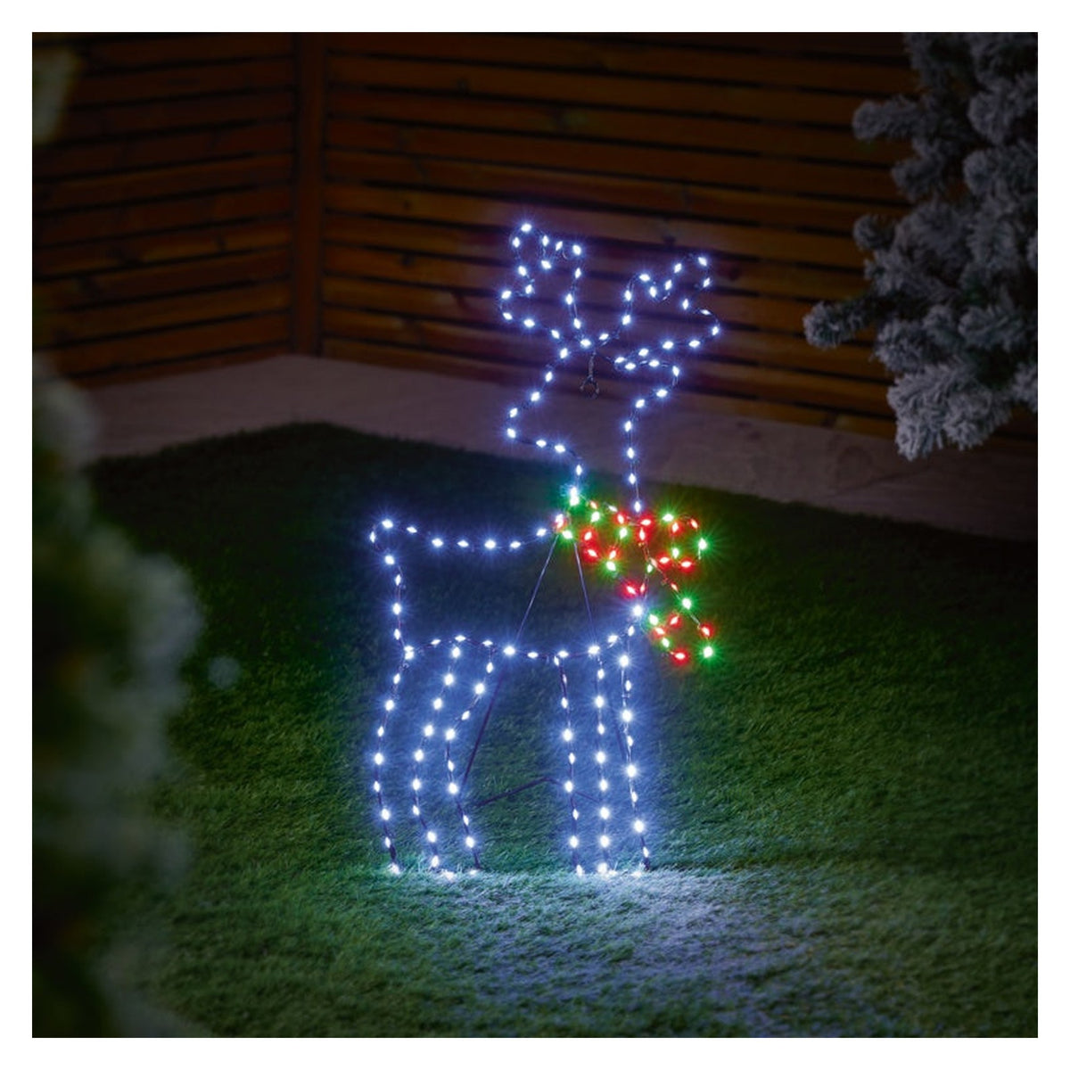 Twinkling FlexiBrights Reindeer 164 LEDs - 60 x 33, view 2