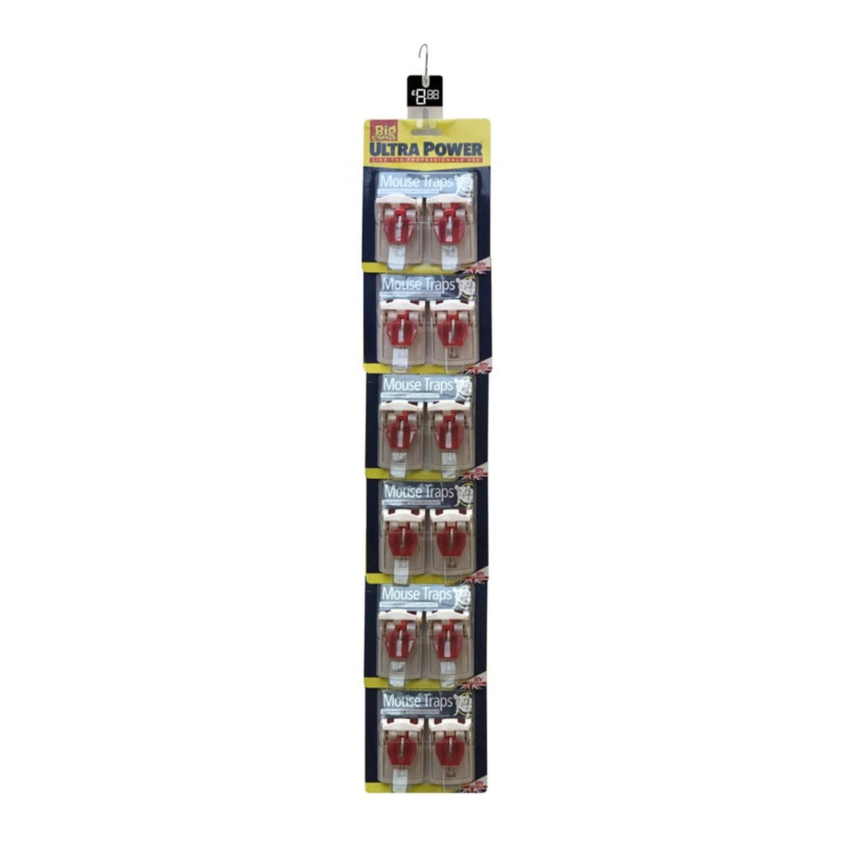 Pack of 2 Ultra Power baited mouse traps