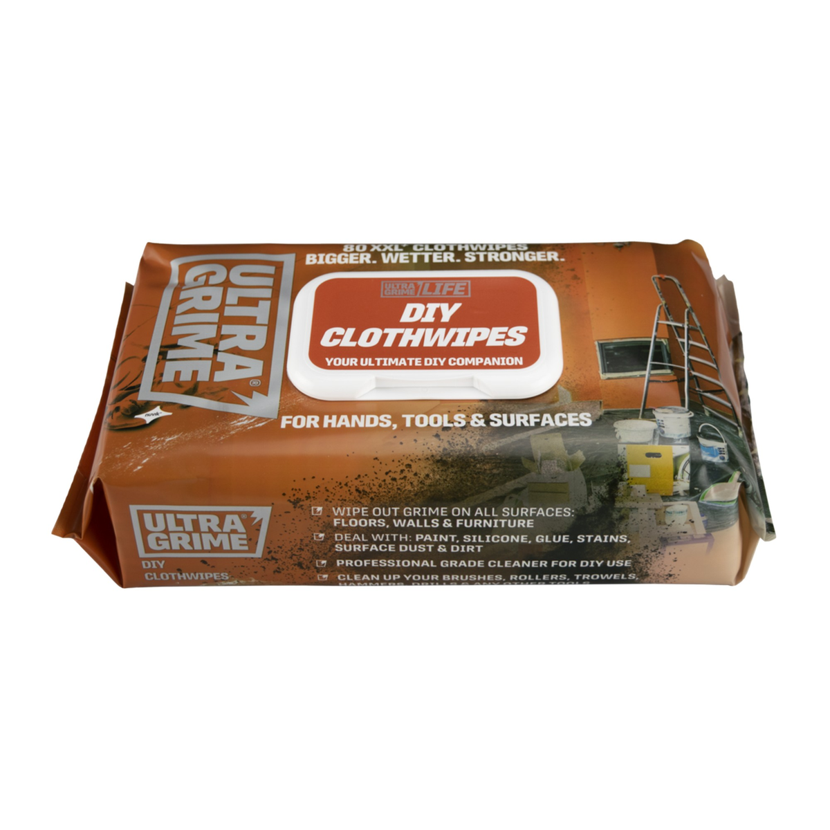 Ultragrime Life DIY XXL cloth wipes 80 pack