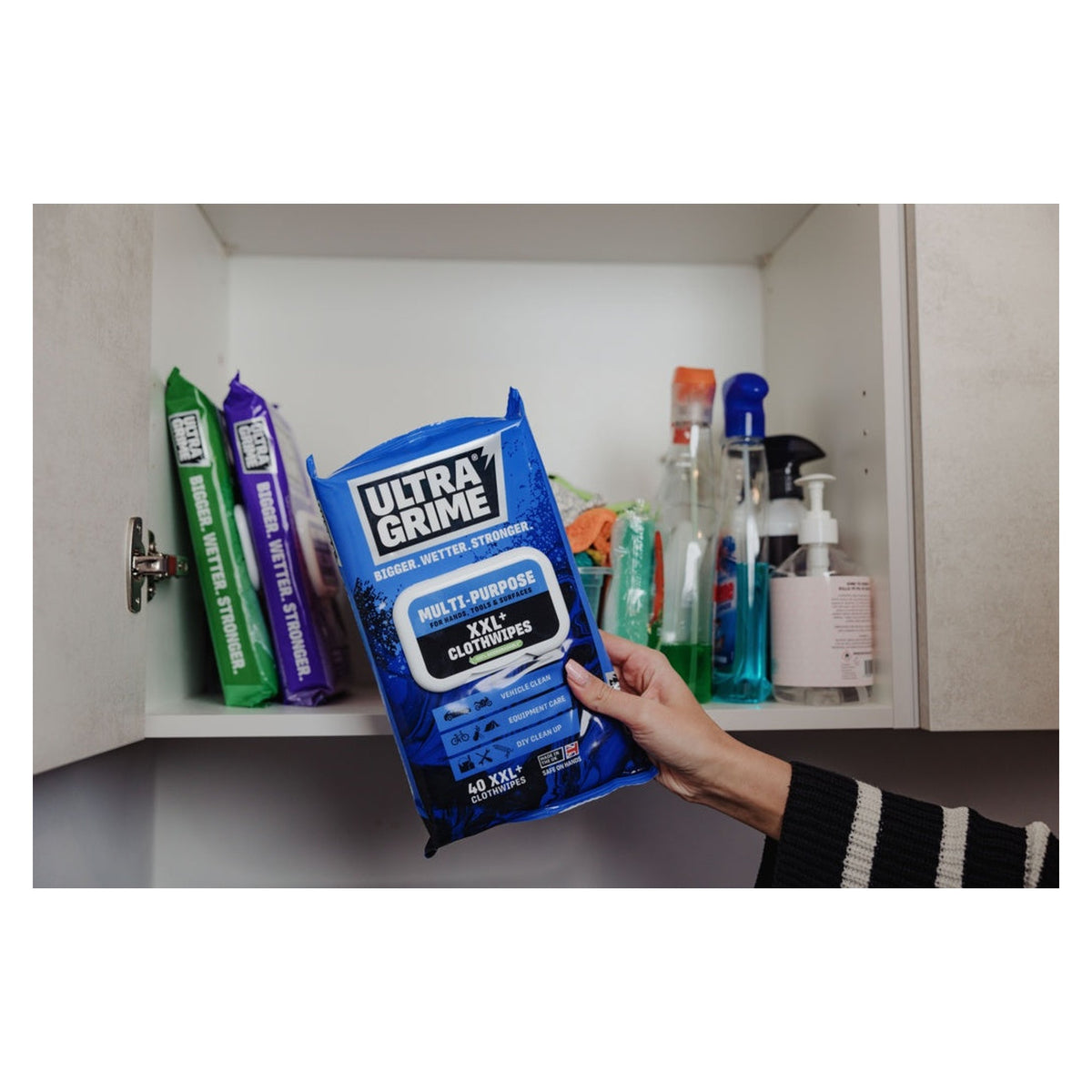 Ultragrime Life Original XXL wipes 40 pack, view 3