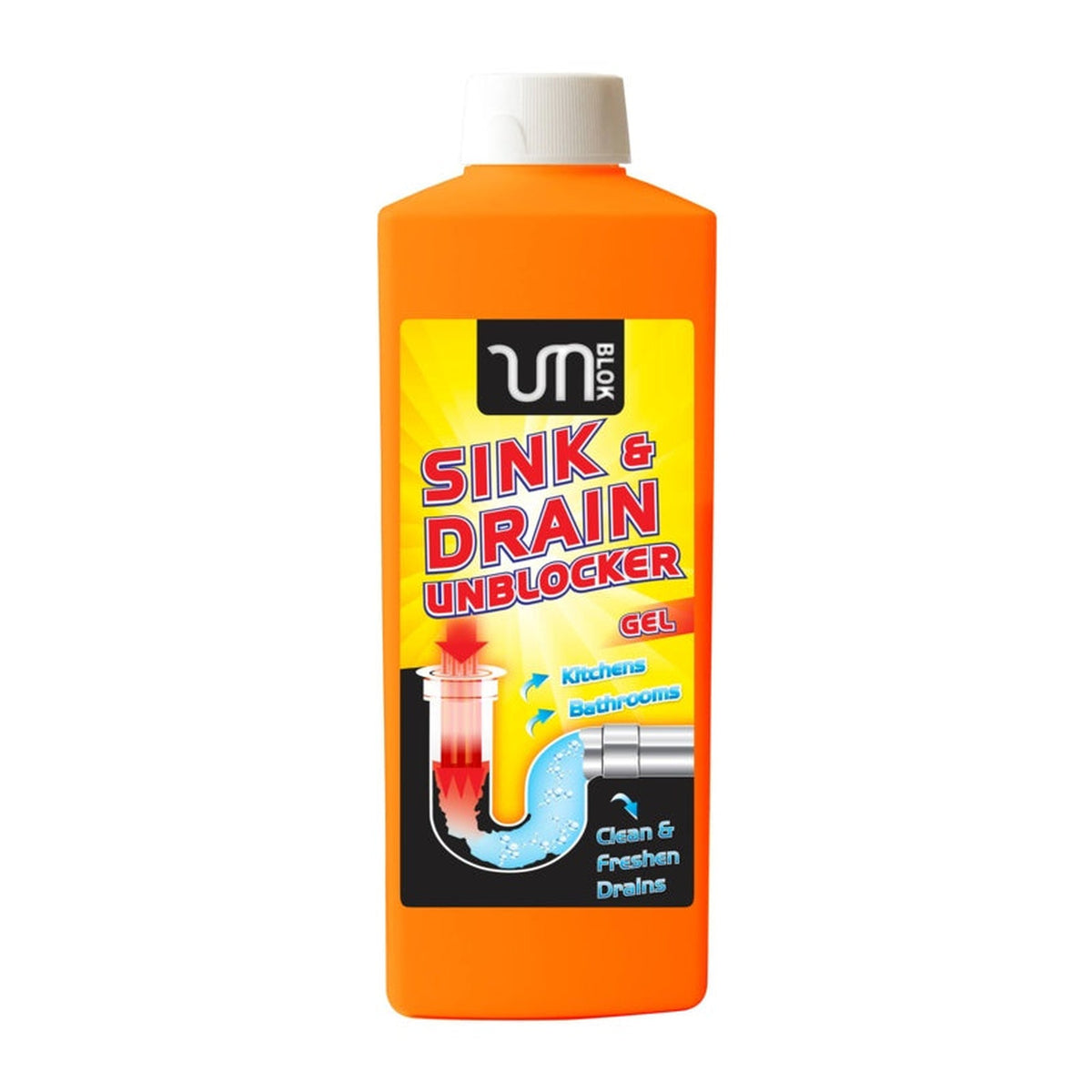 Unblok Sink & Drain Unblocker 1L Fresh Breeze