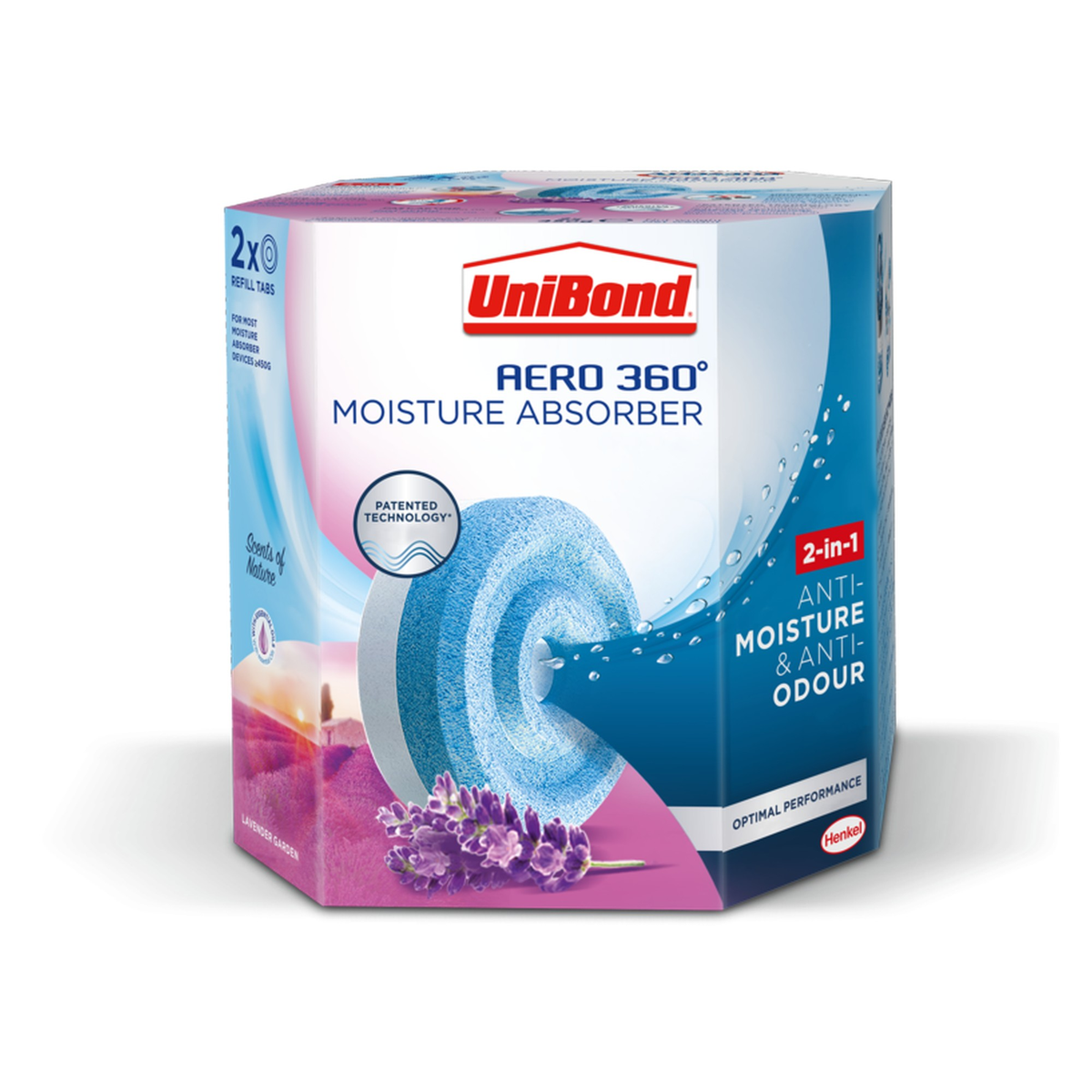 UniBond Aero 360 refill tab Lavender Garden