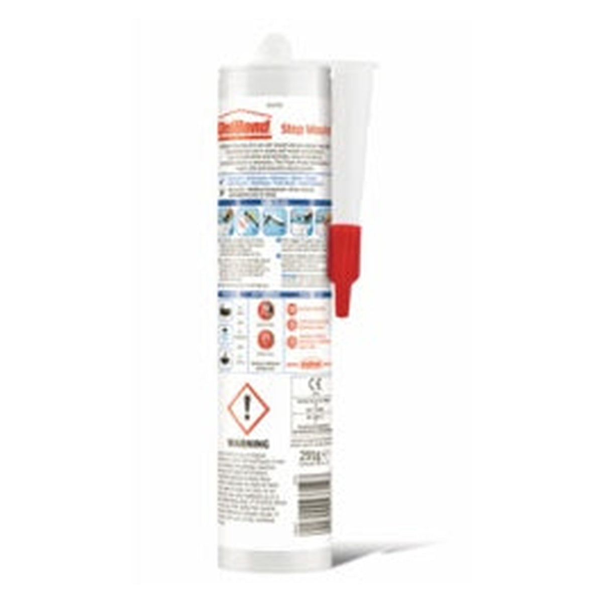 UniBond Anti Mould Triple Protect sealant cartridge in white, view 3