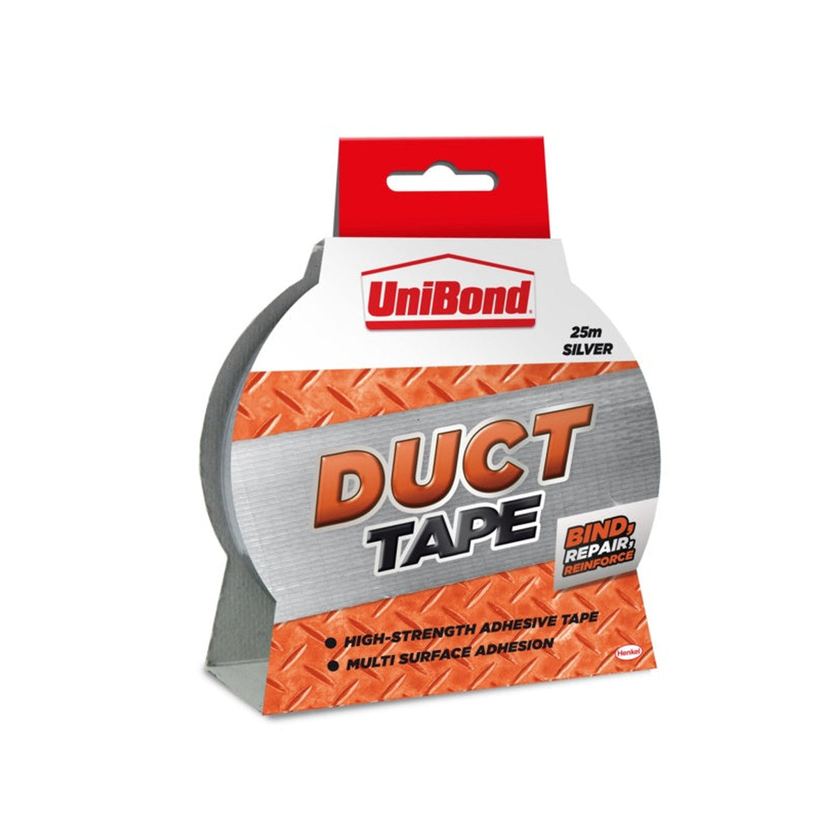 UniBond silver duct tape 50mm x 25m roll