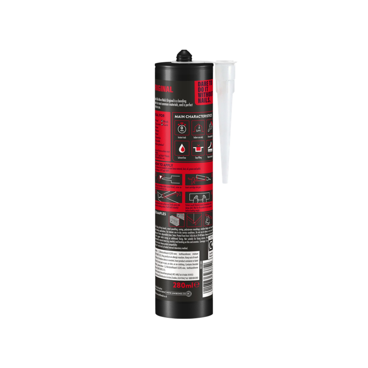 UniBond No More Nails Original 365g cartridge, view 2