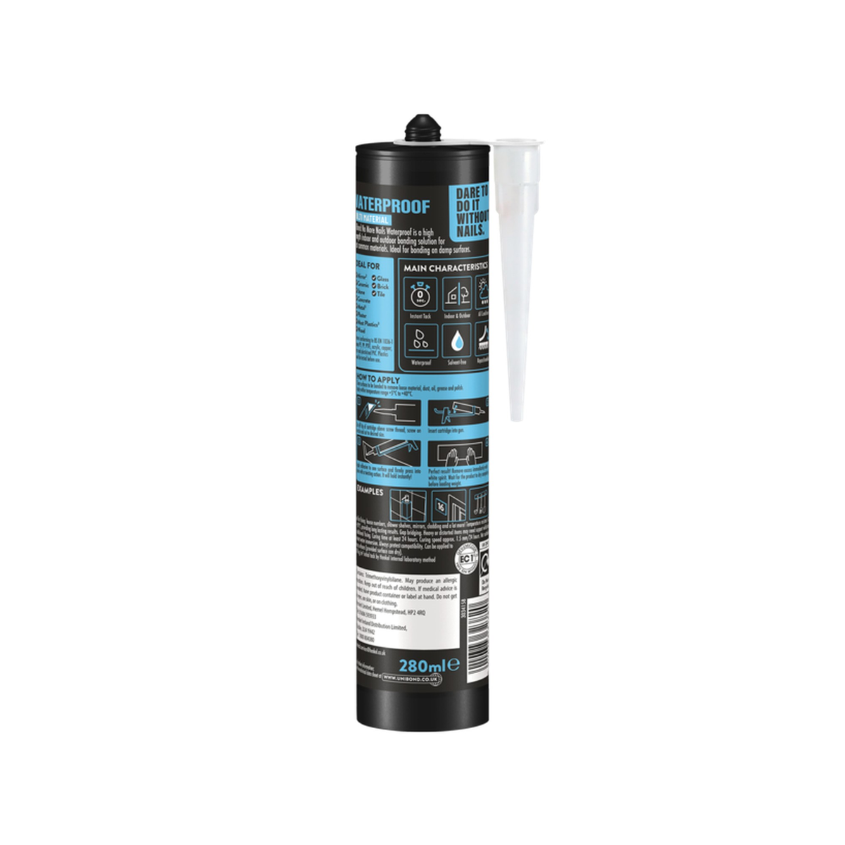 UniBond No More Nails Waterproof cartridge, view 2