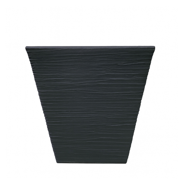 Verona Graphite Small Tapered Square Planter - 34cm