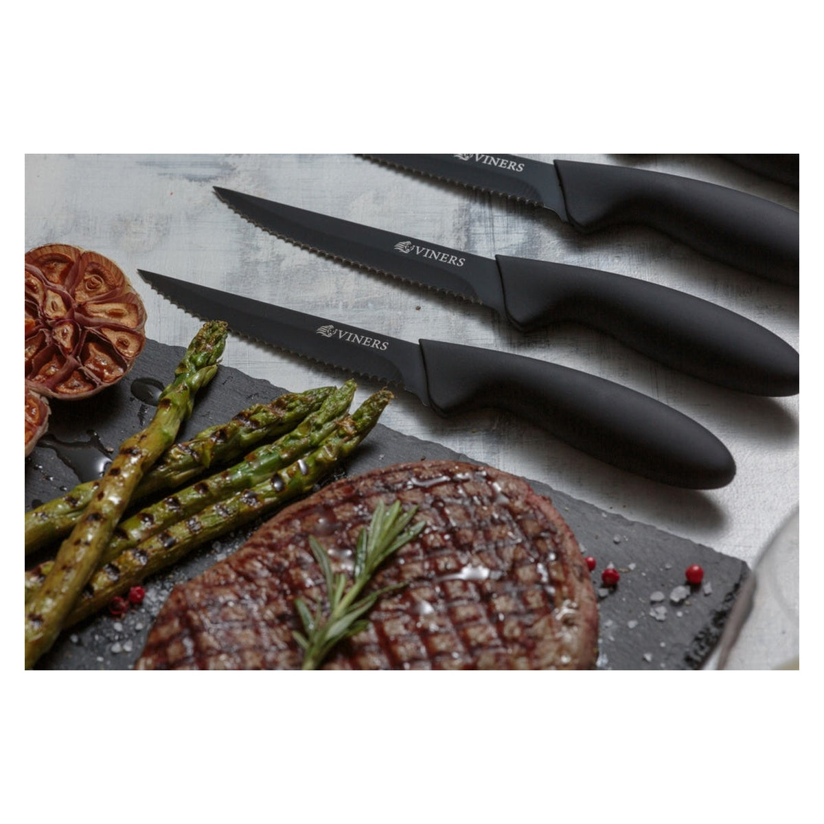 Set of 6 Viners Everyday steak knives