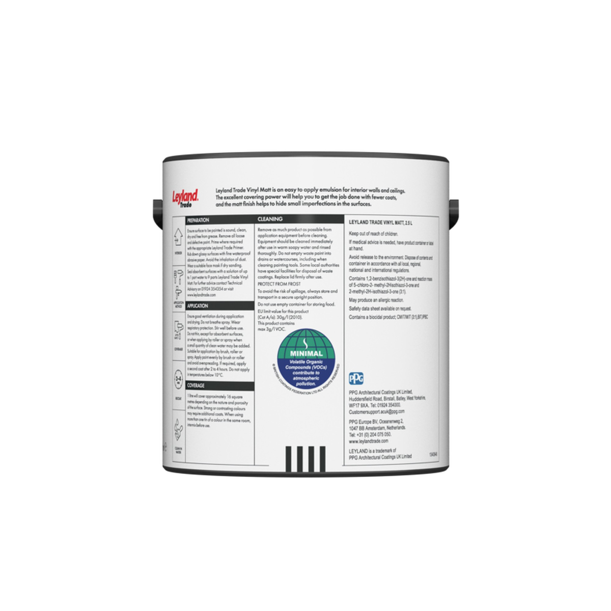 Vinyl Matt - 2.5L Brilliant White, view 2