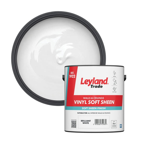 Vinyl Soft Sheen 2.5L - Brilliant White