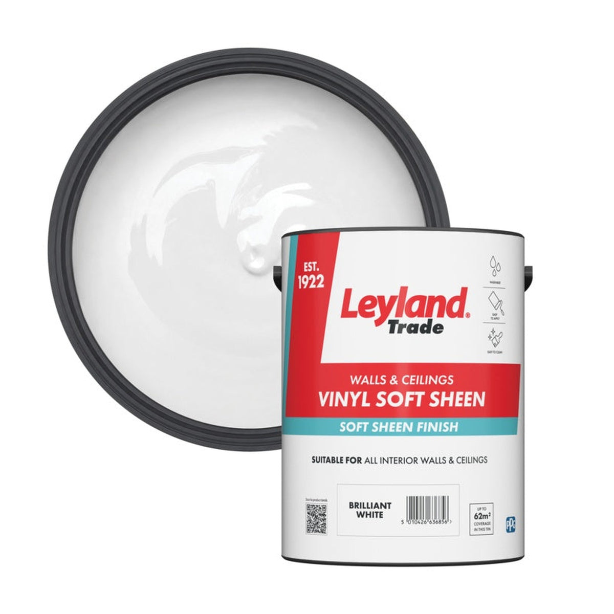 Vinyl Soft Sheen 5L - Brilliant White