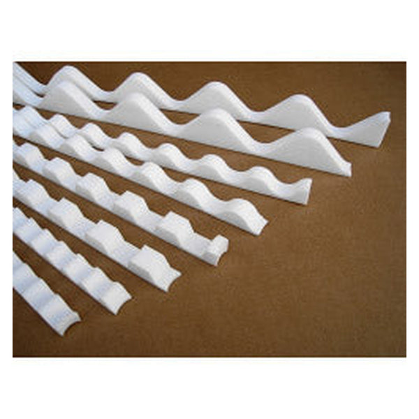 Vistalux white foam eavesfillers for 3 inch ASB profile