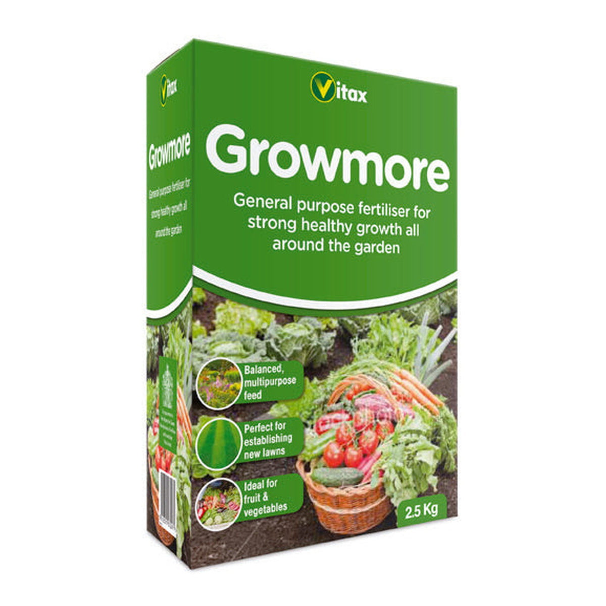 Vitax Growmore general purpose fertiliser 2.5kg