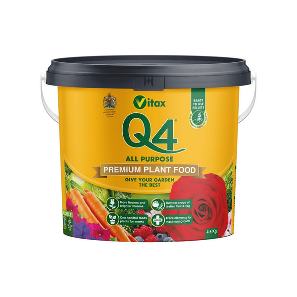 Vitax Q4 pelleted fertiliser 4.5kg pack