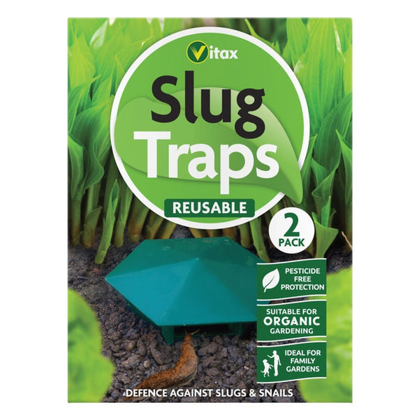 Vitax reusable slug traps pack of 2