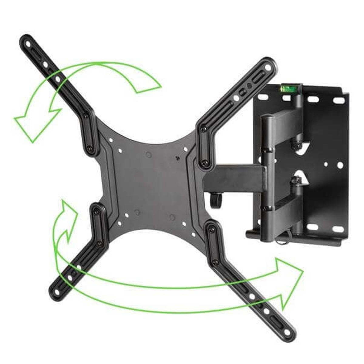 Vivanco tilt and swing wall mounted TV bracket for TVs up to 55 inch