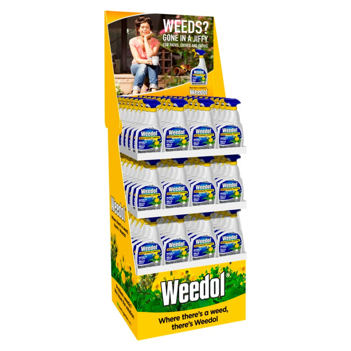 Weedol Path and Gravel Control 1L display unit