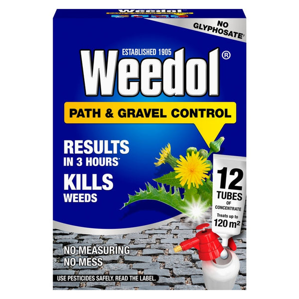 Weedol Path and Gravel Weed Control 12 concentrate tubes