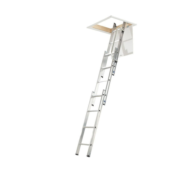 Werner 3 section aluminium loft ladder