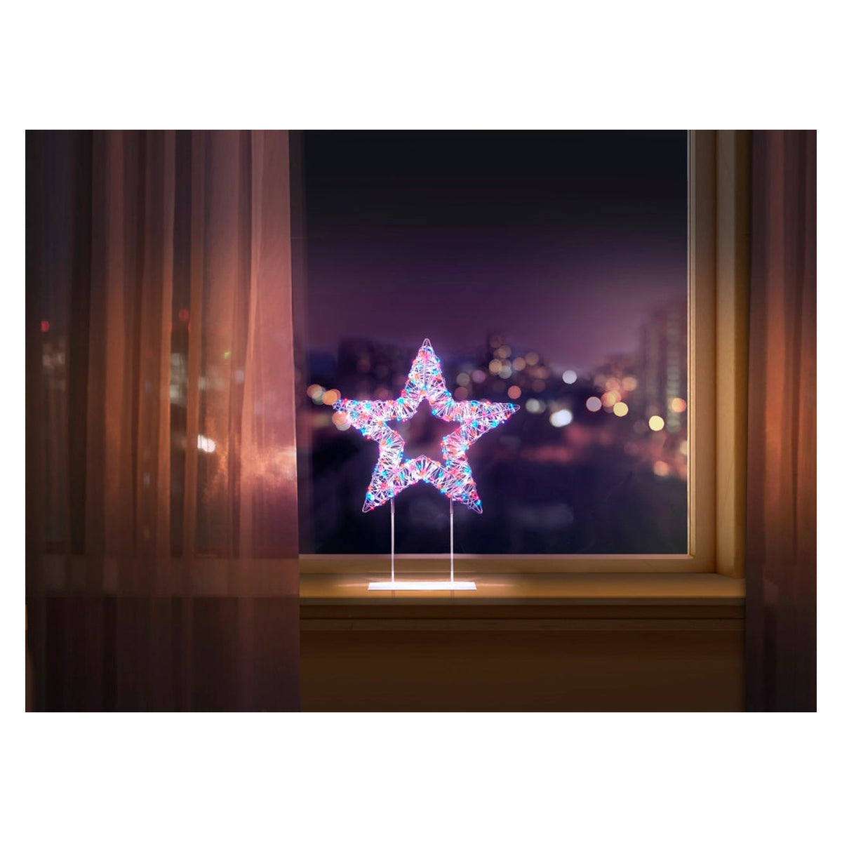 White/Multi Table Top Star 720 LEDs - 45cm, view 2