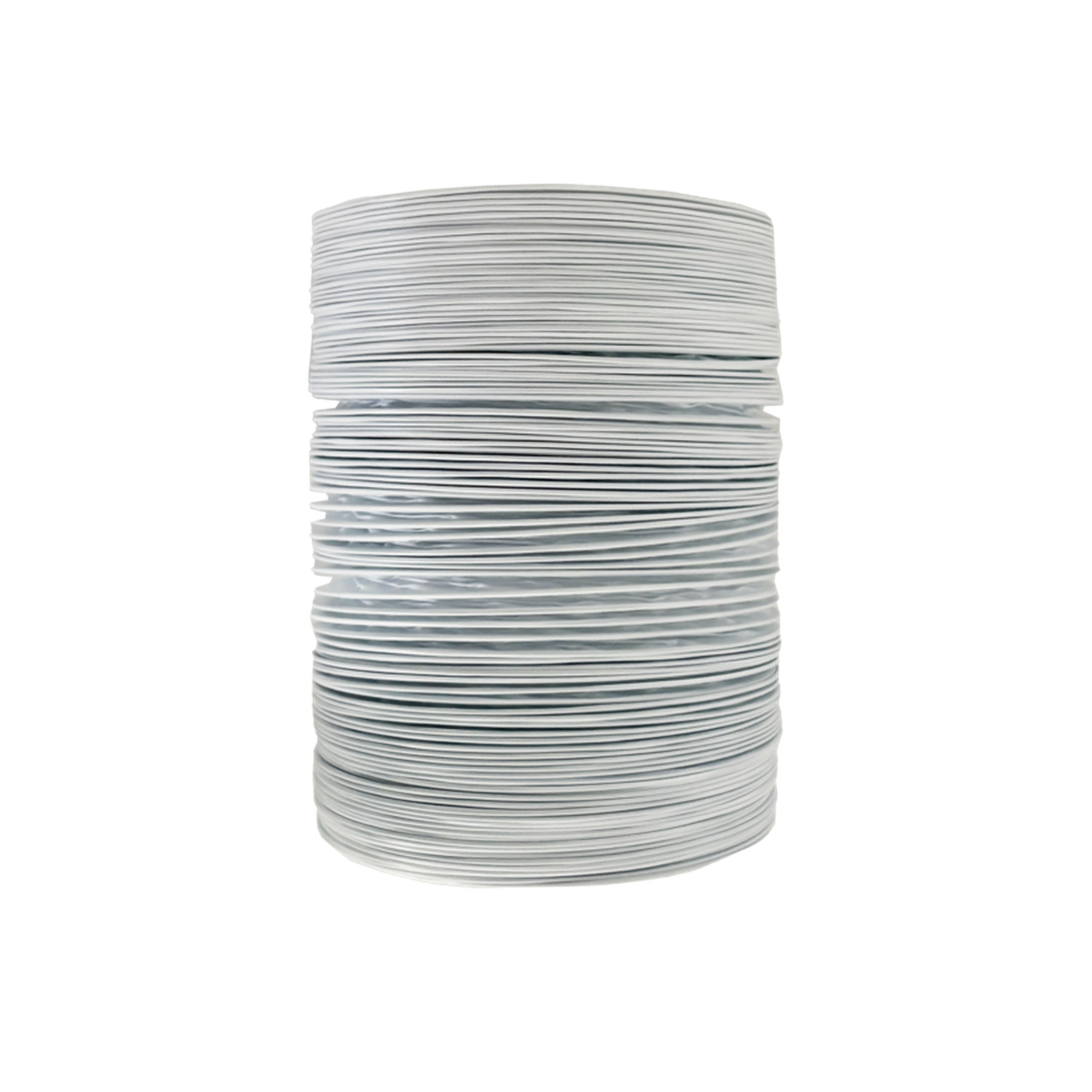 White PVC Flexible Ducting Hose 3m x 100mm - 4", view 2