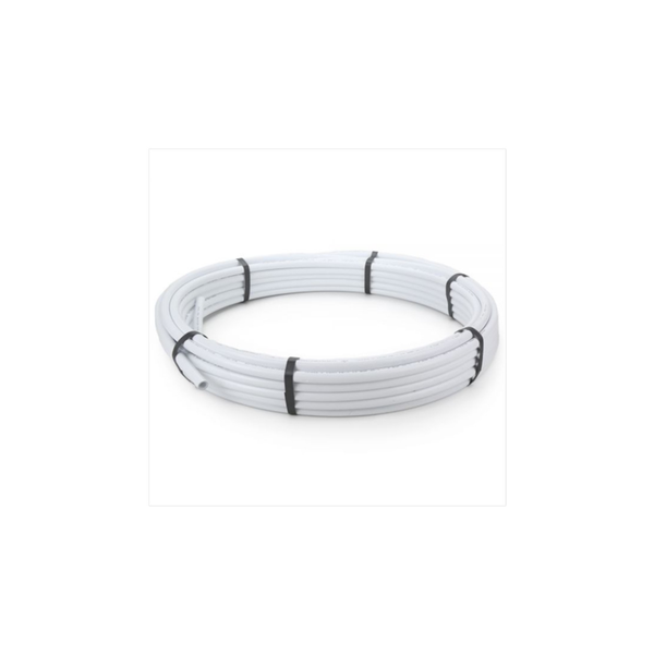Whitespeed 15mm x 25m white PEX barrier pipe coil