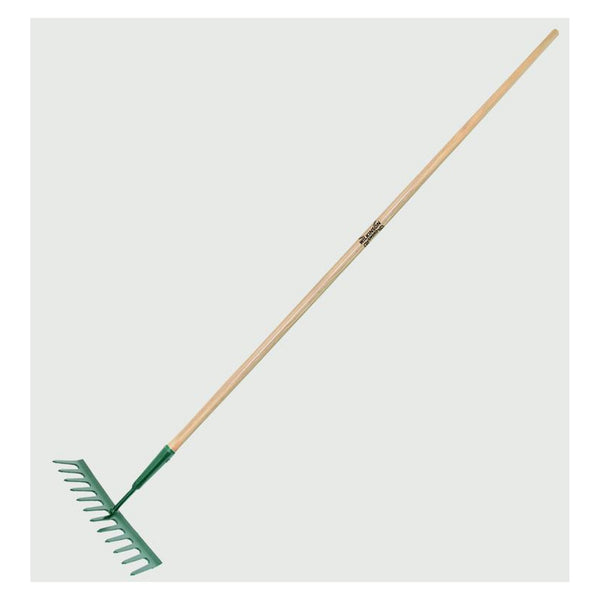 Wilkinson Sword garden rake with wooden handle