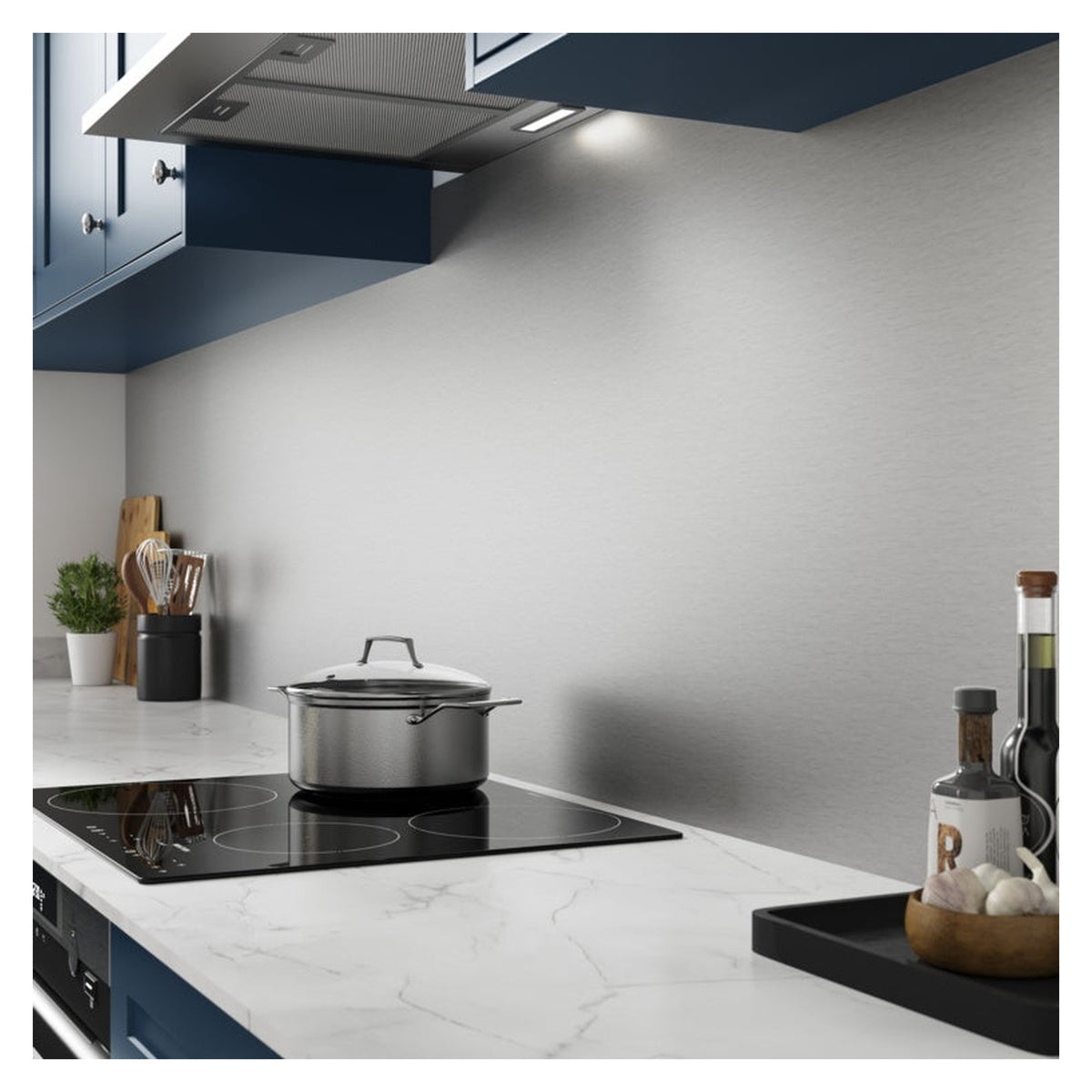 Wilsonart Light Marble laminate worktop 3m x 600 x 38mm, view 2