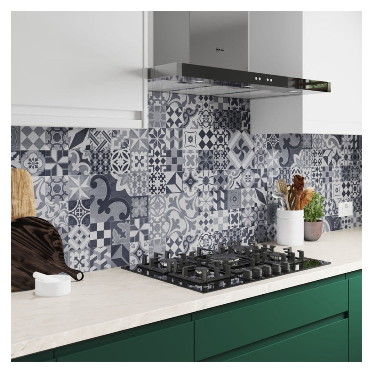 Wilsonart Light Marble laminate worktop 3m x 600 x 38mm, view 3
