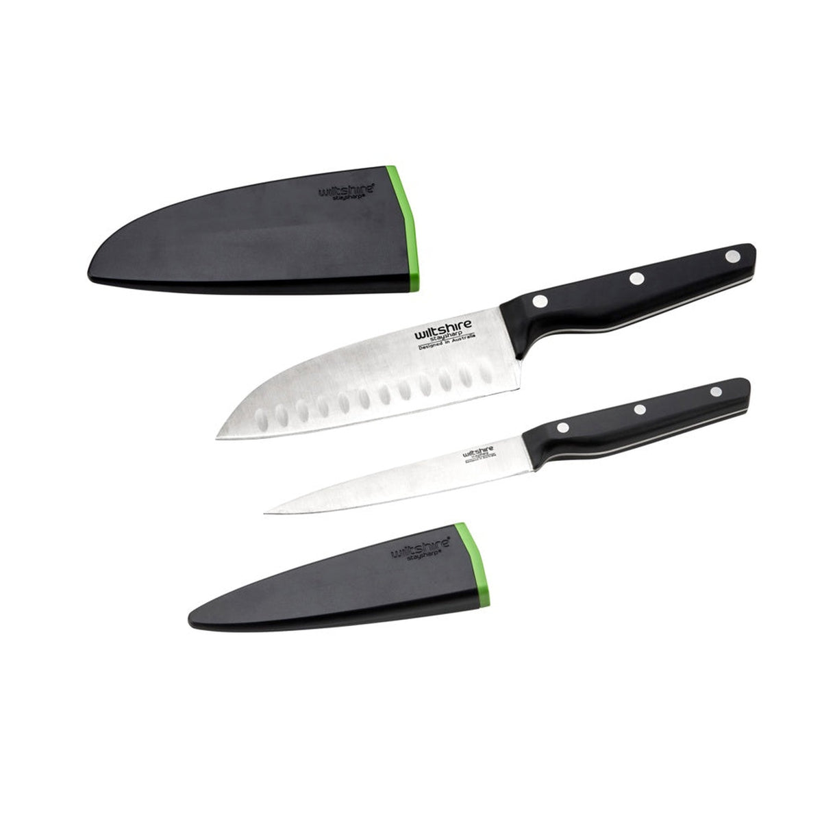 Wiltshire Staysharp Santoku and utility knife duo set, view 4