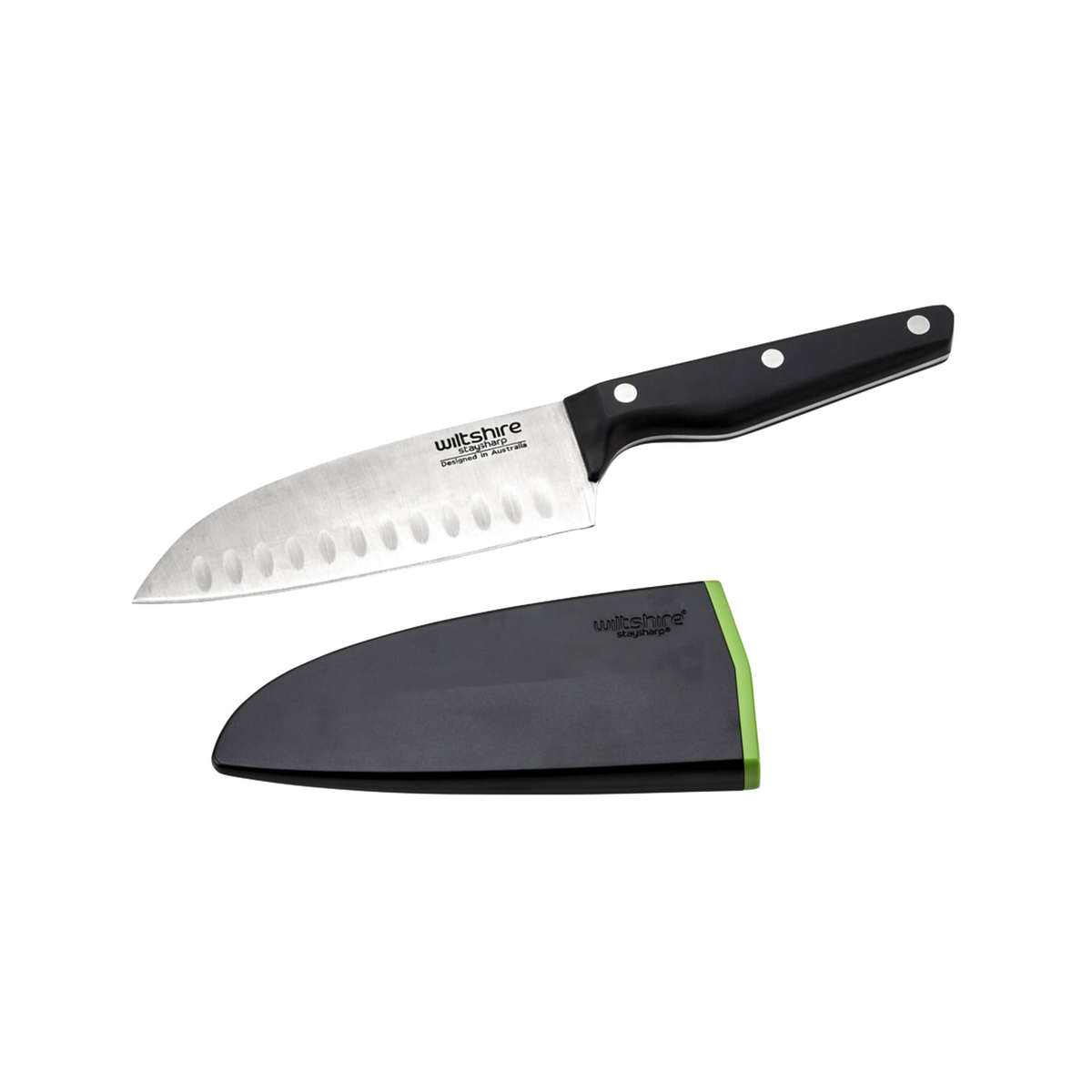 Wiltshire StaySharp triple rivet 15cm santoku knife, view 6