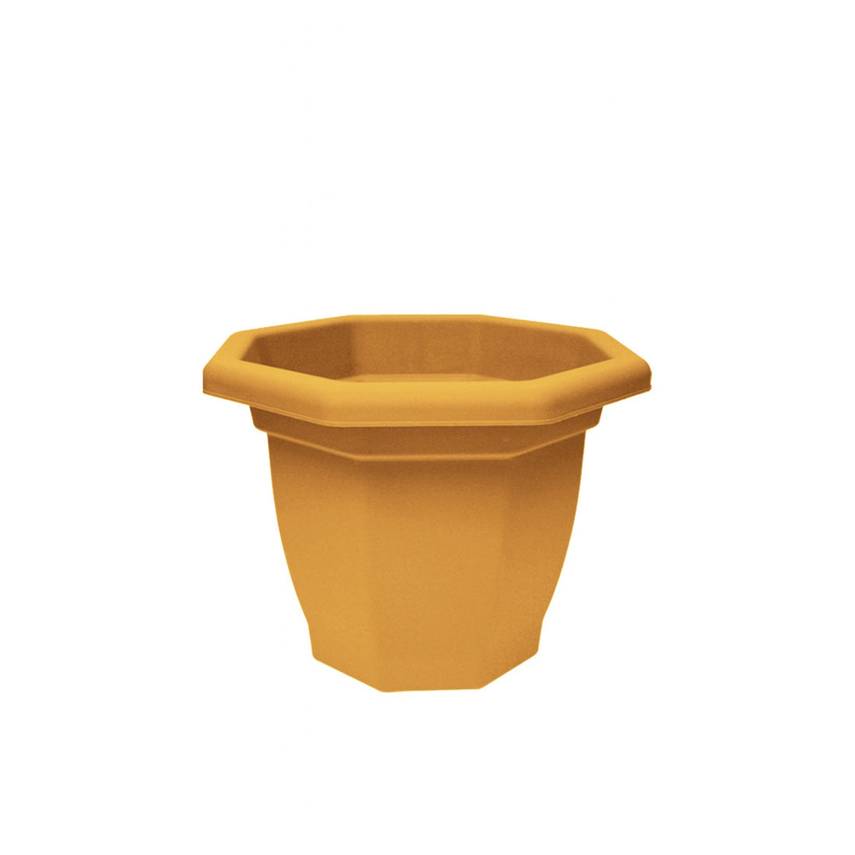 Winchester 50cm octagonal planter in terracotta