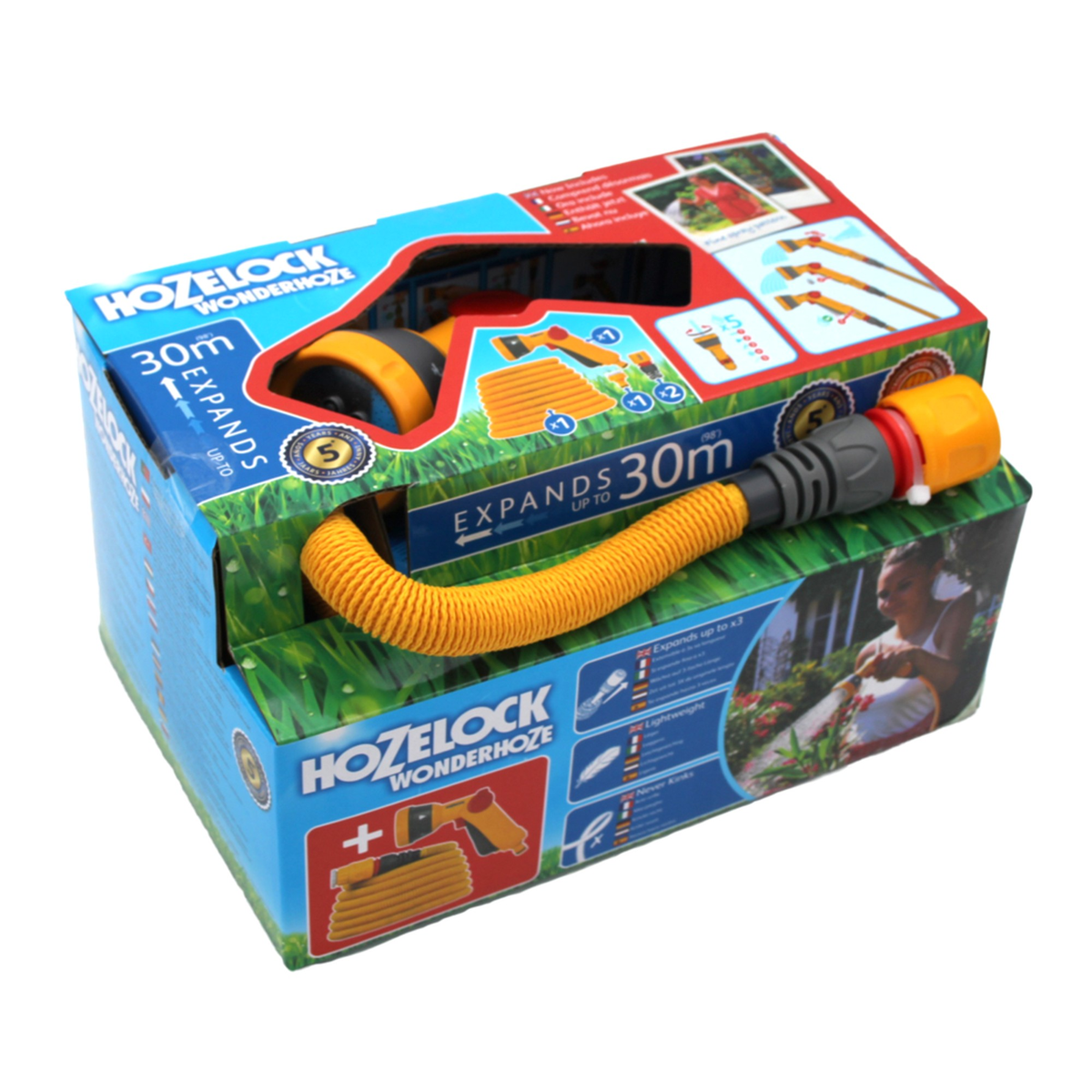 Wonderhoze & Multi Spray Gun - 30m, view 2
