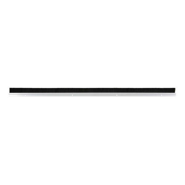 Woodside silver aluminium brush seal for internal doors