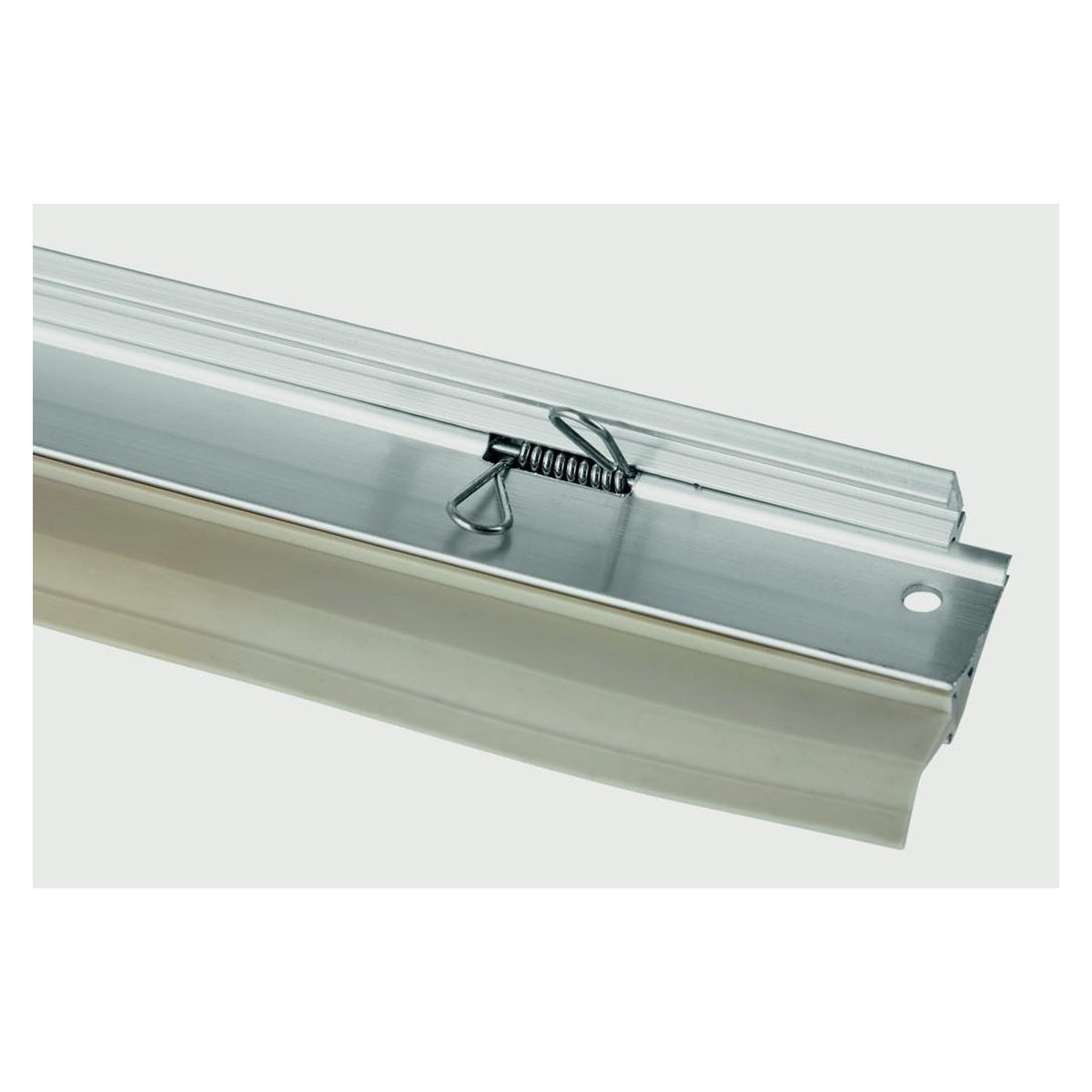 Woodside silver aluminium self seal door draught excluder