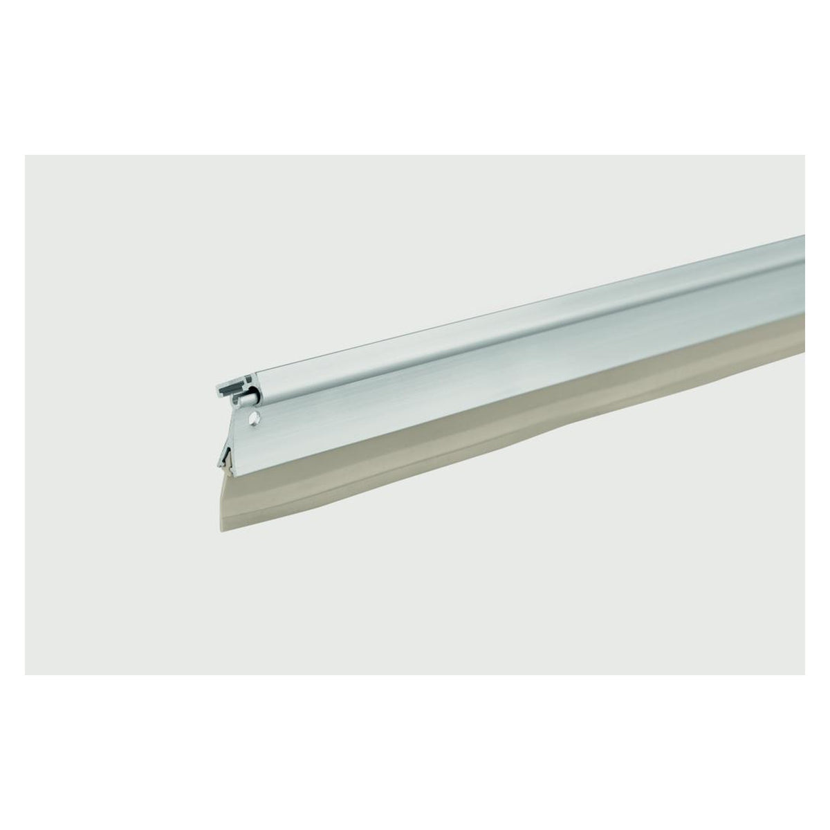 Woodside silver aluminium self seal door draught excluder, view 2