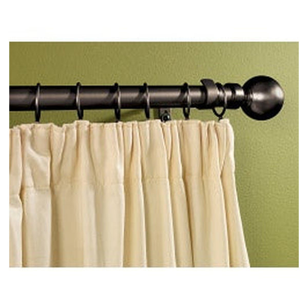 Woodside black nickel curtain rings, pack of 6