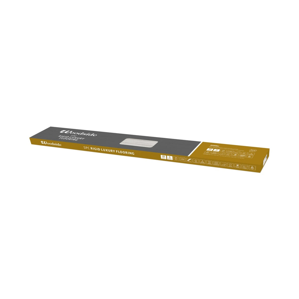 Woodside Embassy Oak SPC click flooring 10 board pack, view 2
