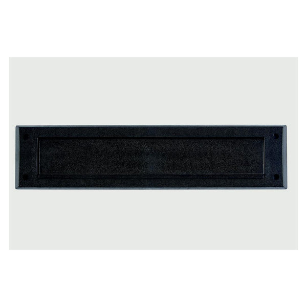 Woodside brown letterbox draught excluder with cover