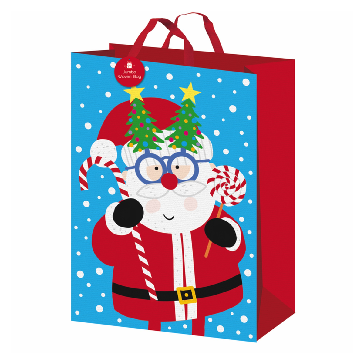 Woven Cute Santa - Jumbo