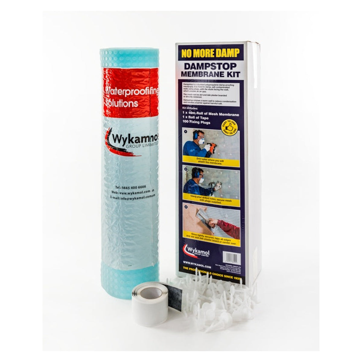 Wykamol Dampstop 1 metre mesh membrane kit