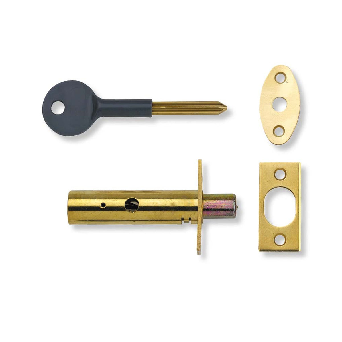 Yale brass concealed door security bolt