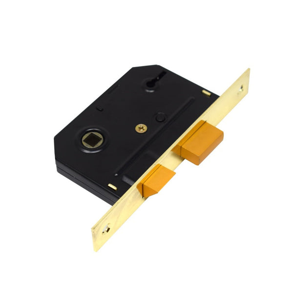 Yale Essentials 3 lever brass sashlock 64mm