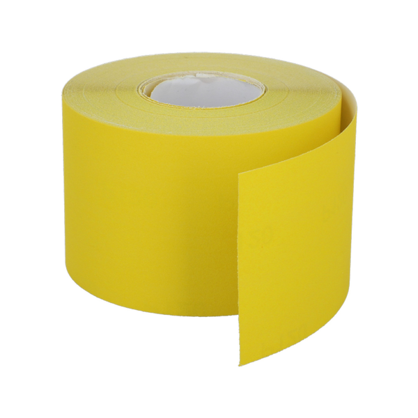 Yellow Sanding Roll P120 Fine - 115x50