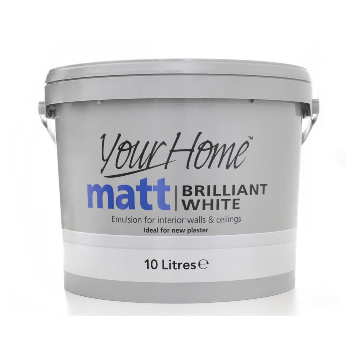 Your Home Matt Emulsion 10L tin in Brilliant White