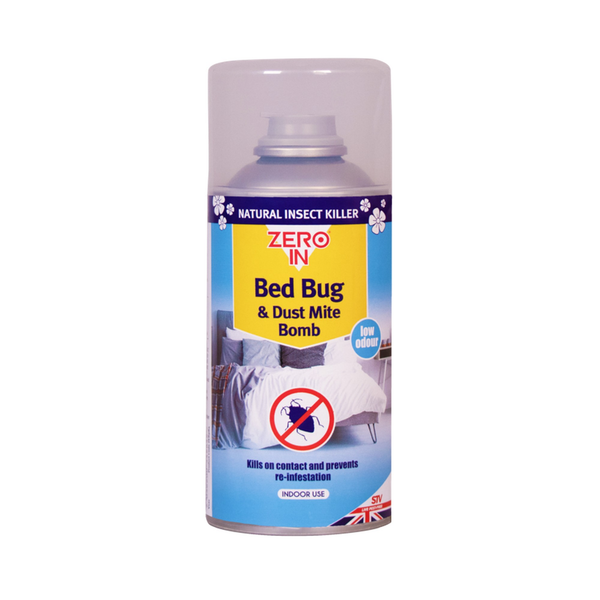 Zero In bed bug and dust mite bomb 150ml aerosol