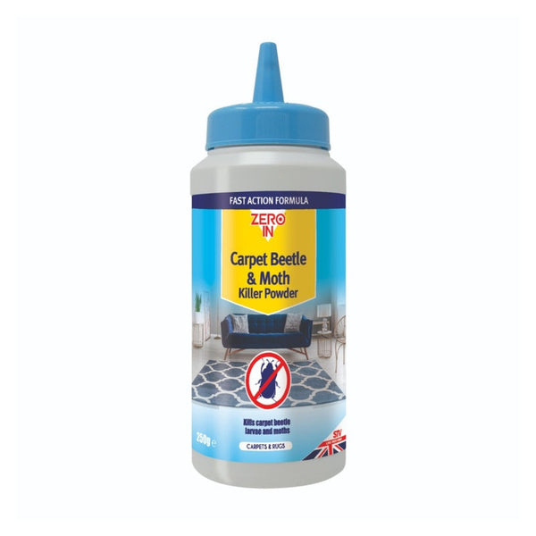 Zero In Carpet Beetle & Moth Killer Powder 250g