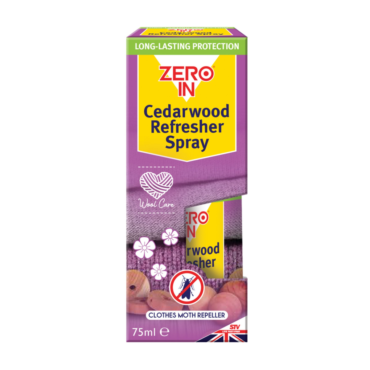 Zero In cedarwood refresher spray 75ml